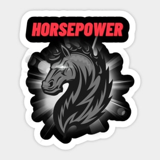 Horsepower Sticker